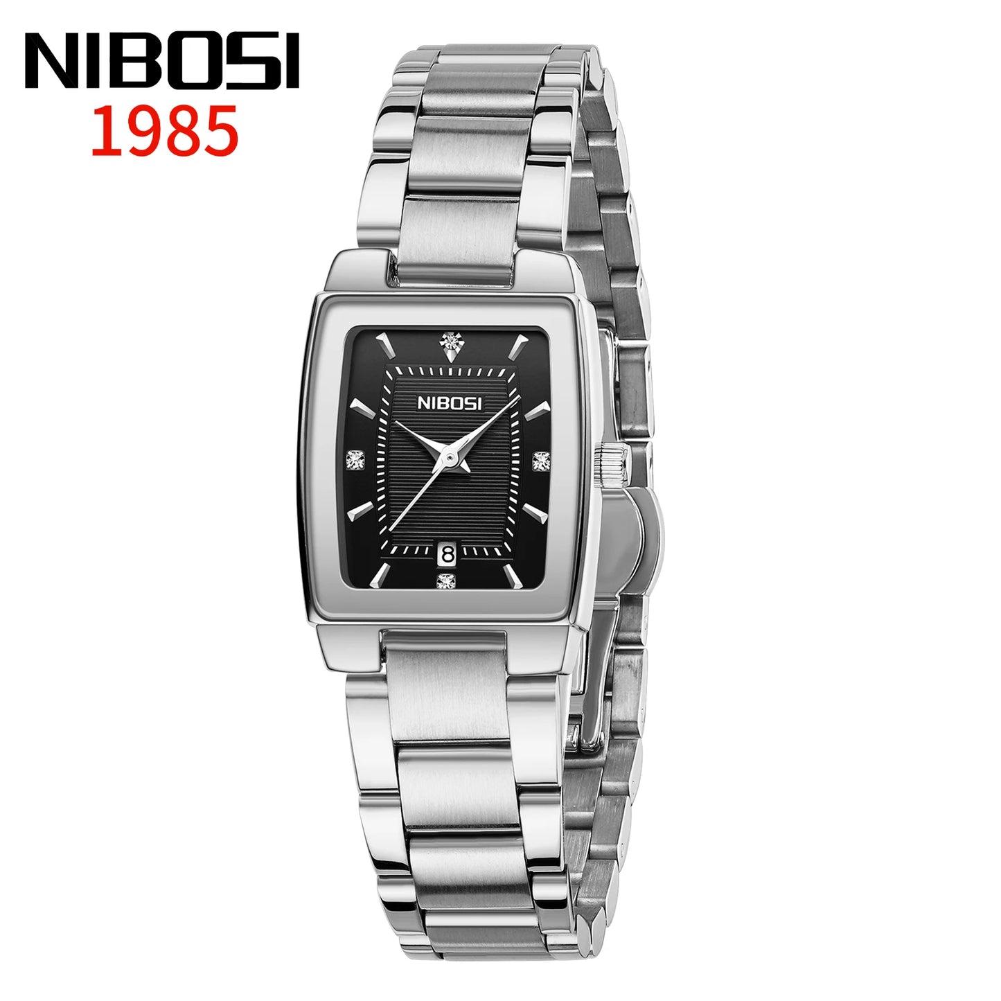 NIBOSI 2671 Grace Rectangle Quartz