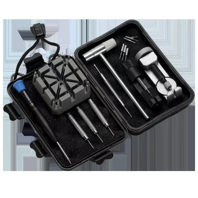 NIBOSI Professional Watch Repair Tool Kit – 16 Pieces