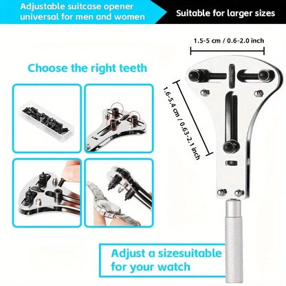 NIBOSI Professional Watch Repair Tool Kit – 147 Pieces