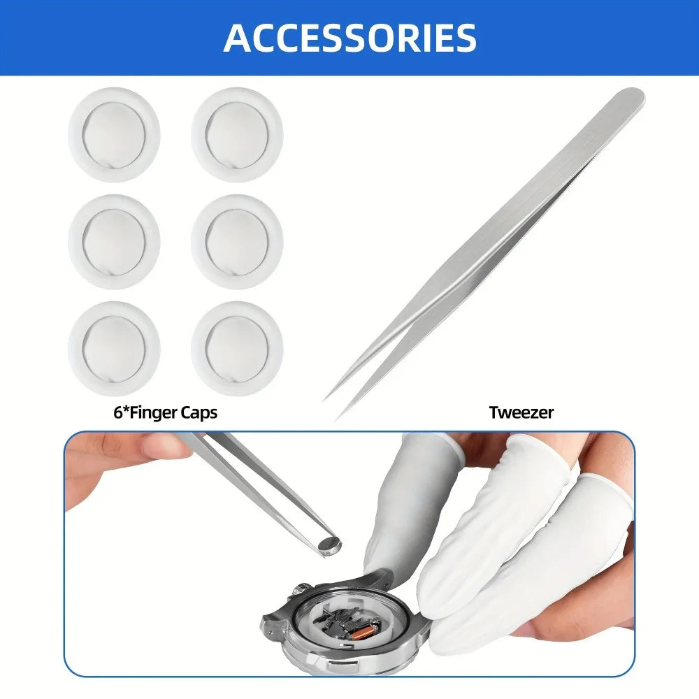 NIBOSI Professional Watch Repair Tool Kit – 224 Pieces