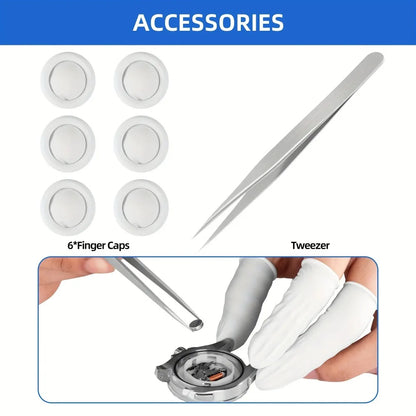 NIBOSI Professional Watch Repair Tool Kit – 224 Pieces