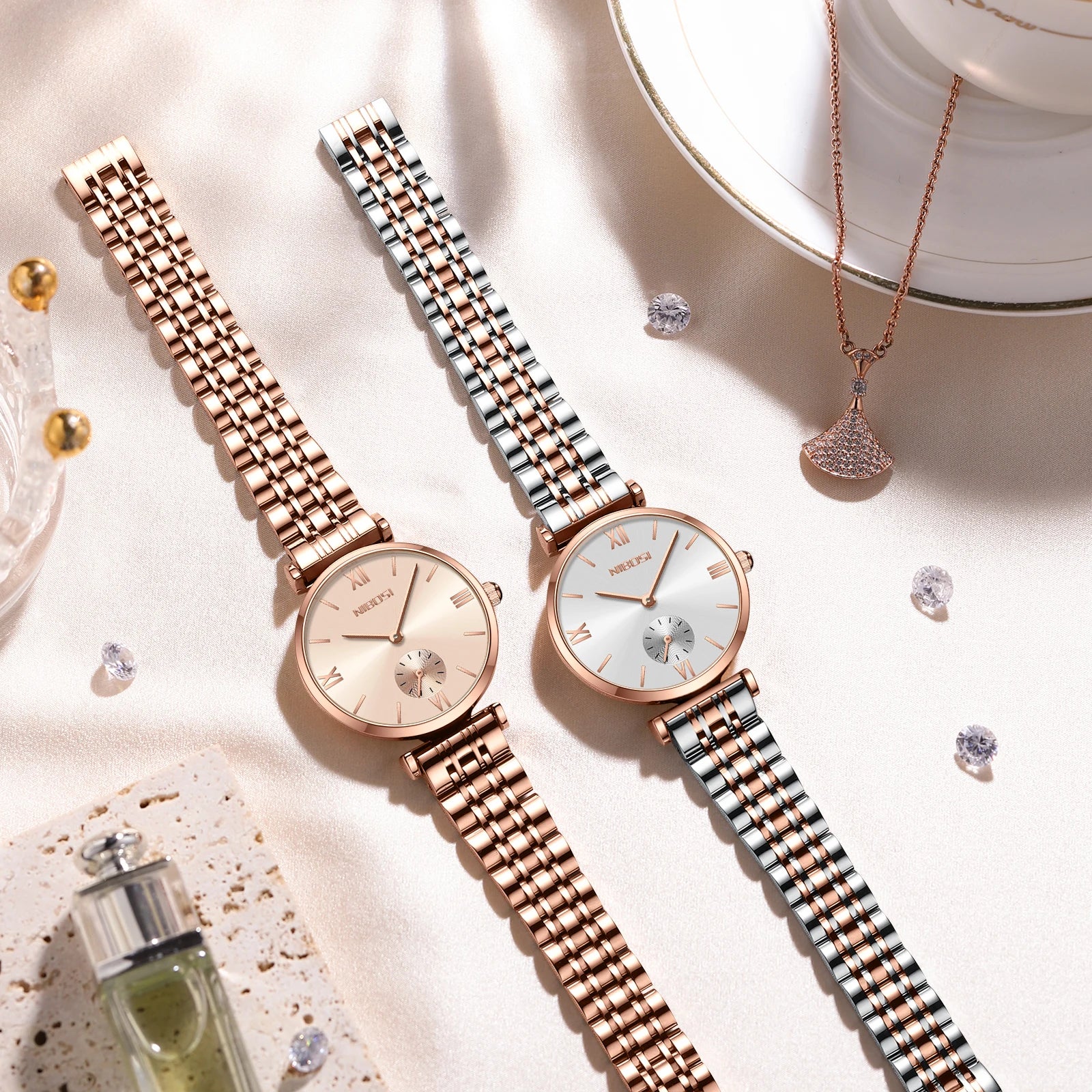 Minimalist Roman Dial Watch 2620 Nibosi